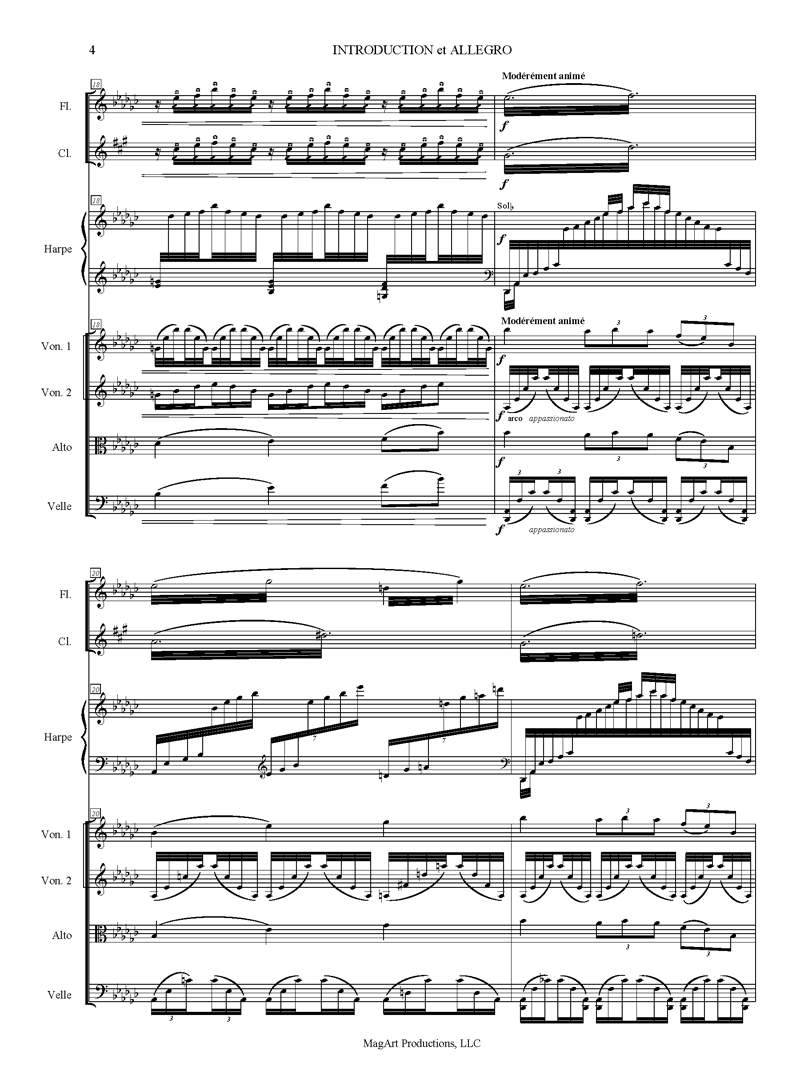 music copying and engraving- chamber ensemble